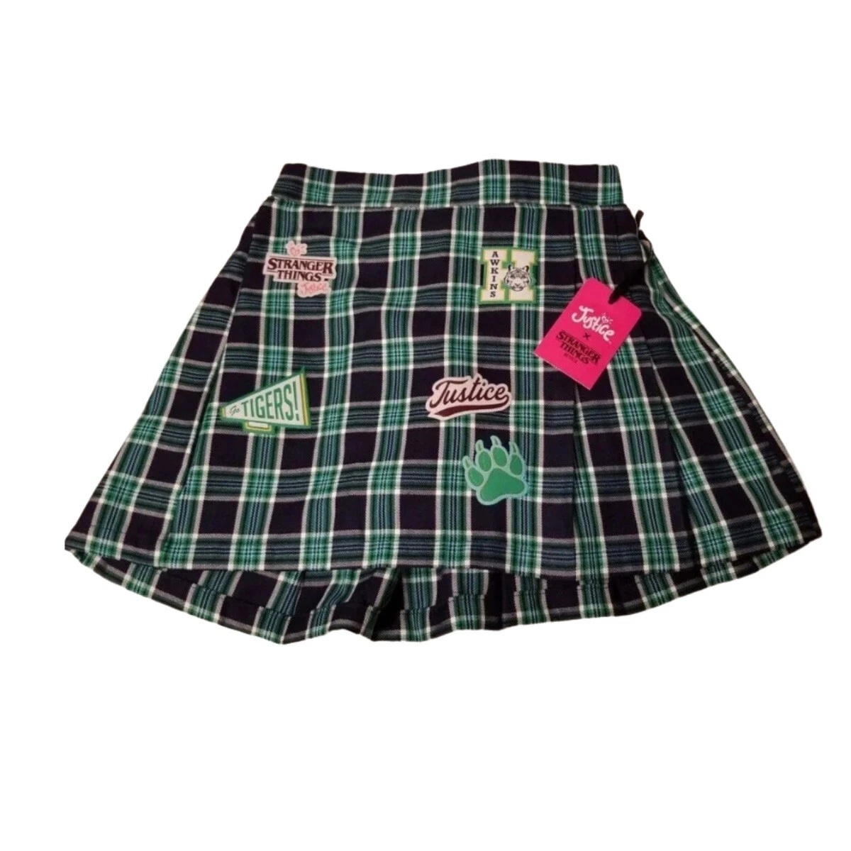 Plaid skirt clearance justice