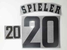 Flock Nummer number número Trikot jersey shirt Deutschland Germany 1998 home