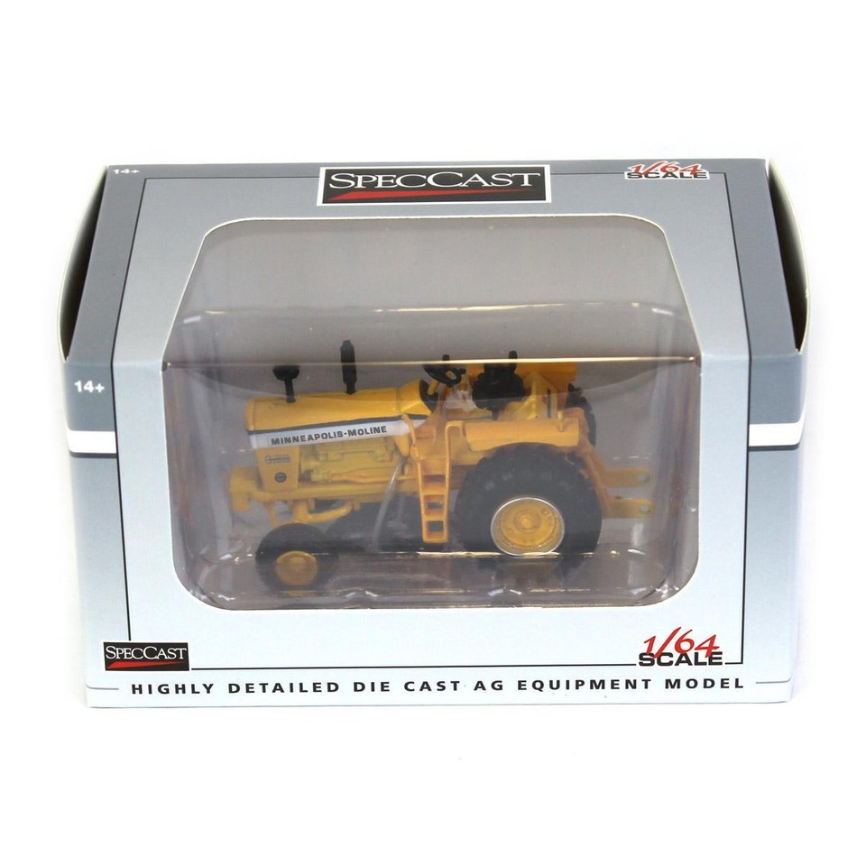 Trattore In Miniatura Spec Cast 1/64 Minneapolis Moline G-1000 Vista Giallo, SCT905