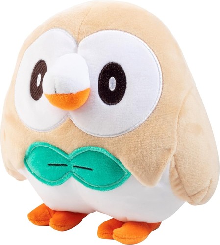 Pokémon Legends Arceus Rowlet 8" Plush Stuffed Animal Toy Licensed Kids Genuine - Picture 3 of 5