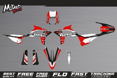 Beta RR 2018 2019 POLISPORT RESTYLE Graphics Kit Decals Sticker by Motard Design