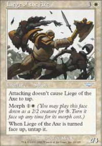MTG-4x-Light Play, English-Liege of the Axe-Legions | eBay