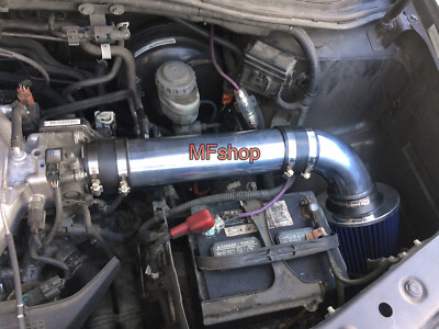 Black Blue For 2PC 09-13 Honda Pilot 3.5L V6 LX EX EXL Sport Air Intake + Filter