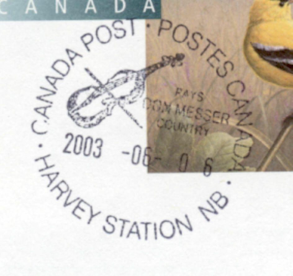 Harvey Station New Brunswick Pictorial Postmark Cover Canada eBay