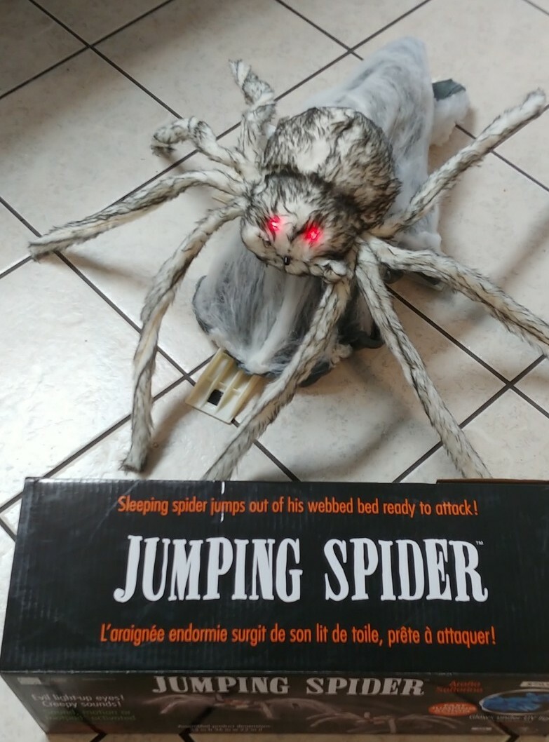 Spirit Halloween Animatronic Spider Portrait Animated Prop