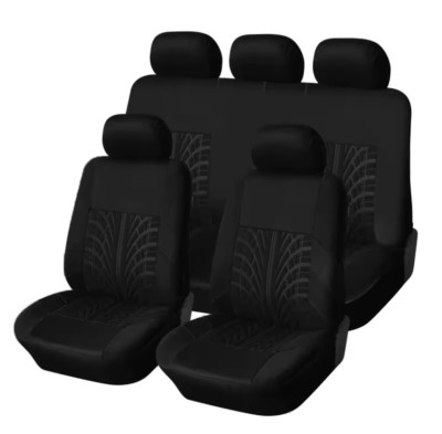 Komplettset Autositzbezüge 5-Sitzer Universal waschbar schwarz
