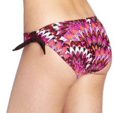NWT 55 prAna "RENA" BERRY FLORA CLASSIC BIKINI BOTTOMS SURF SWIM YOGA XL