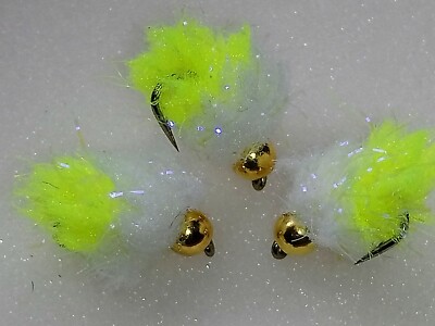  X 9 Eggstacy Katzen Schnurrhaare Fliegenfischen nass, Forellenfliegen, tödlich unter Indikator,