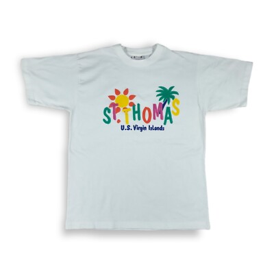 Vintage Paradise St. Thomas US Virgin Island T-Shirt Size XL