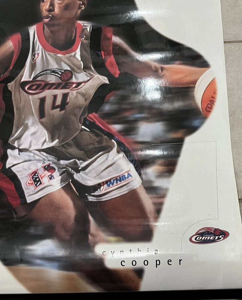 CYNTHIA COOPER Houston Comets WNBA Women's Pro Series Nike Poster {35" x 23"} - Image 2 of 4