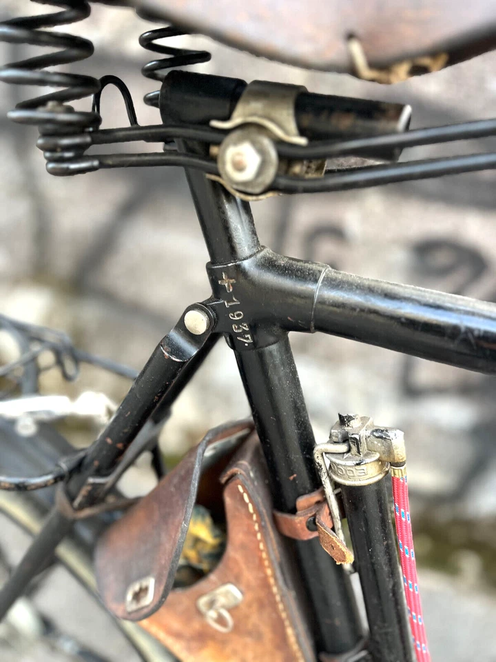 Original Schweizer Armee Fahrrad, Bj. 1937, mit Kerzenlampe, TOP Zustand - Bild 3 von 4