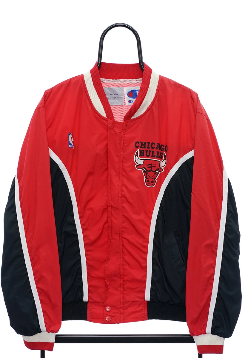 Vintage Champion NBA Chicago Tori Rosso Giacca Piccolo