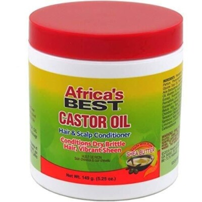 Africas Best Castor Oil Hair & Scalp Conditioner, 5,25 oz/149g