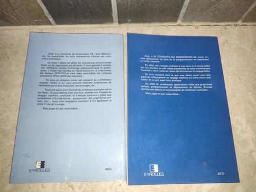 Livre Rare Jeux Video Retro La conduite du Commodore 64 tome 1 & 2 Monteil - Afbeelding 3 van 3