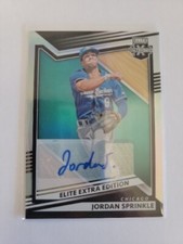 2022 Panini Elite Extra Edition - Signatures #131 Jordan Sprinkle (AU, RC)-150