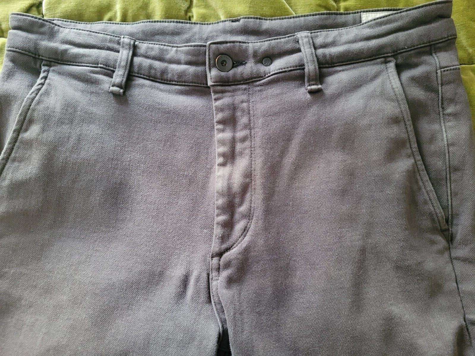 Rag & Bones Barely Black Basic Chino Pants Size 33 - image 16