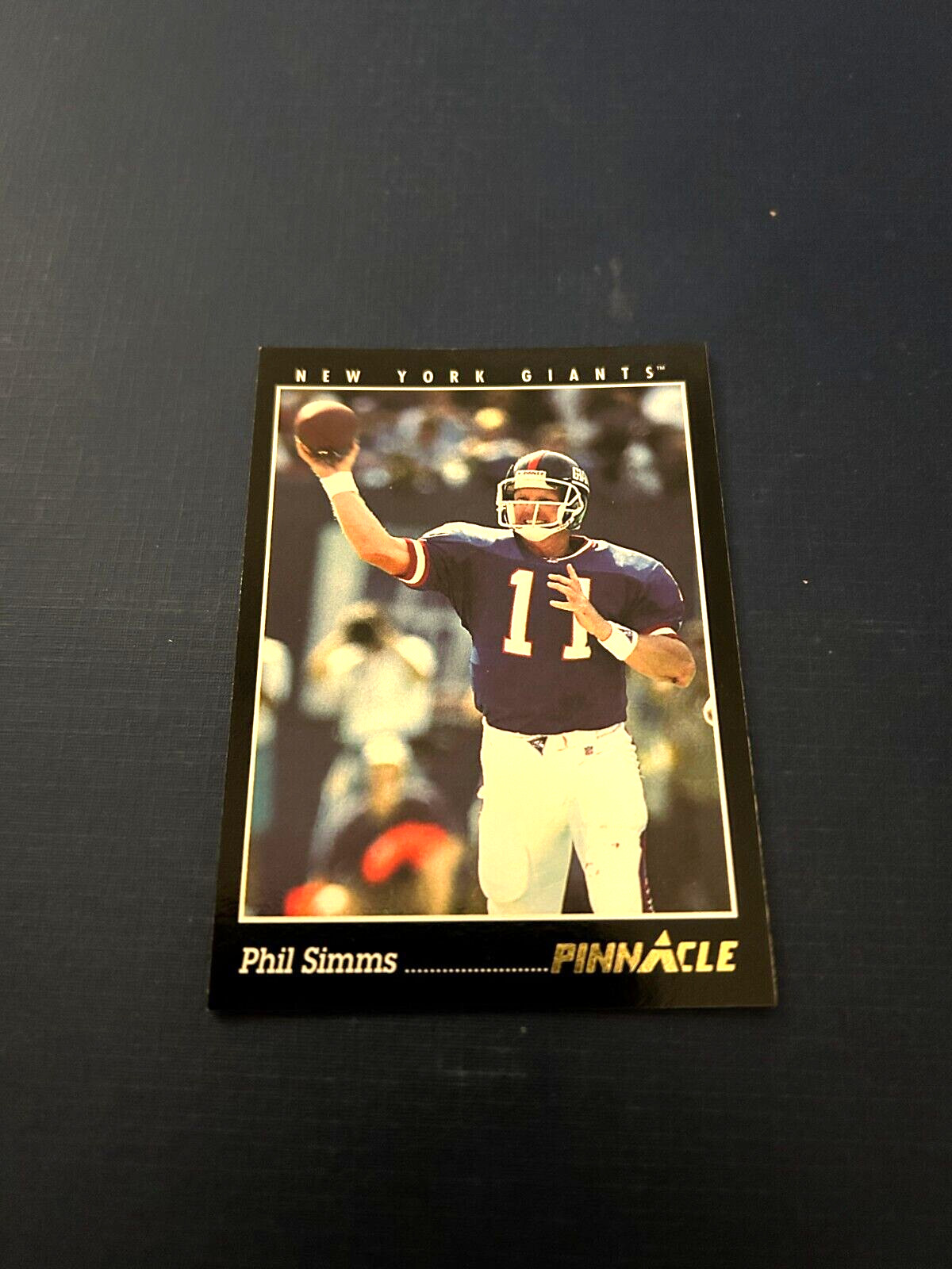 1993 Pinnacle Football Phil Simms #239 Set Break NM