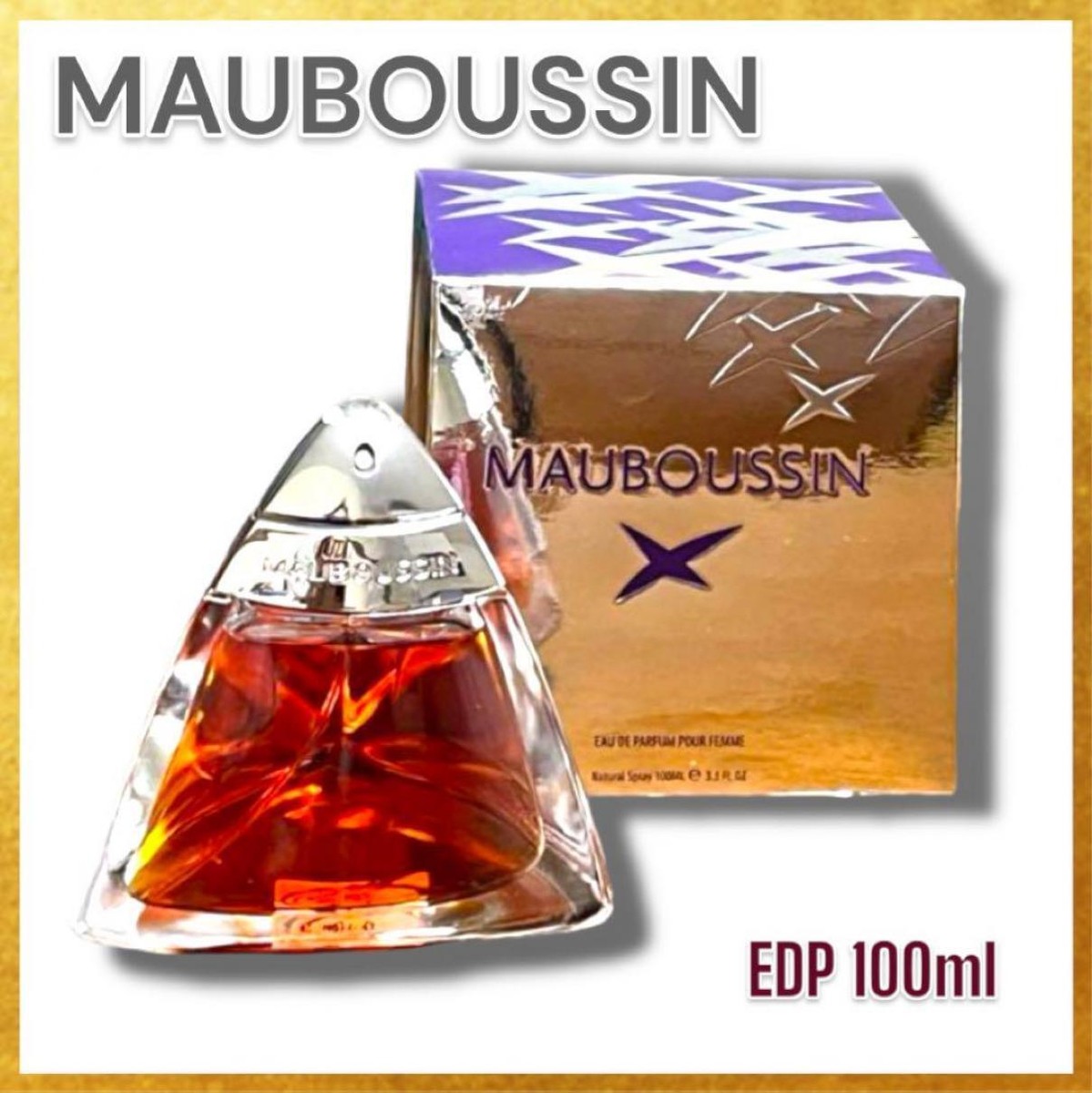 MAUBOUSSIN eau de perfum 100ml 3.3 oz Pour Femme EDP discontinued