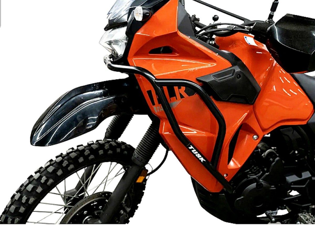 Tusk Crash Bars Engine Guards Black For Kawasaki KLR650 2022-2025