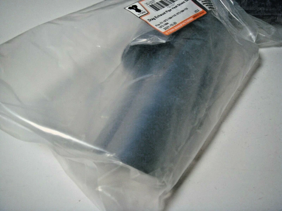 Juego de tubos de escape de arrastre con protector térmico Harley FX FXS FXE 1970-1984 V-Twin 30-3237 G2 Foto 3 de 4