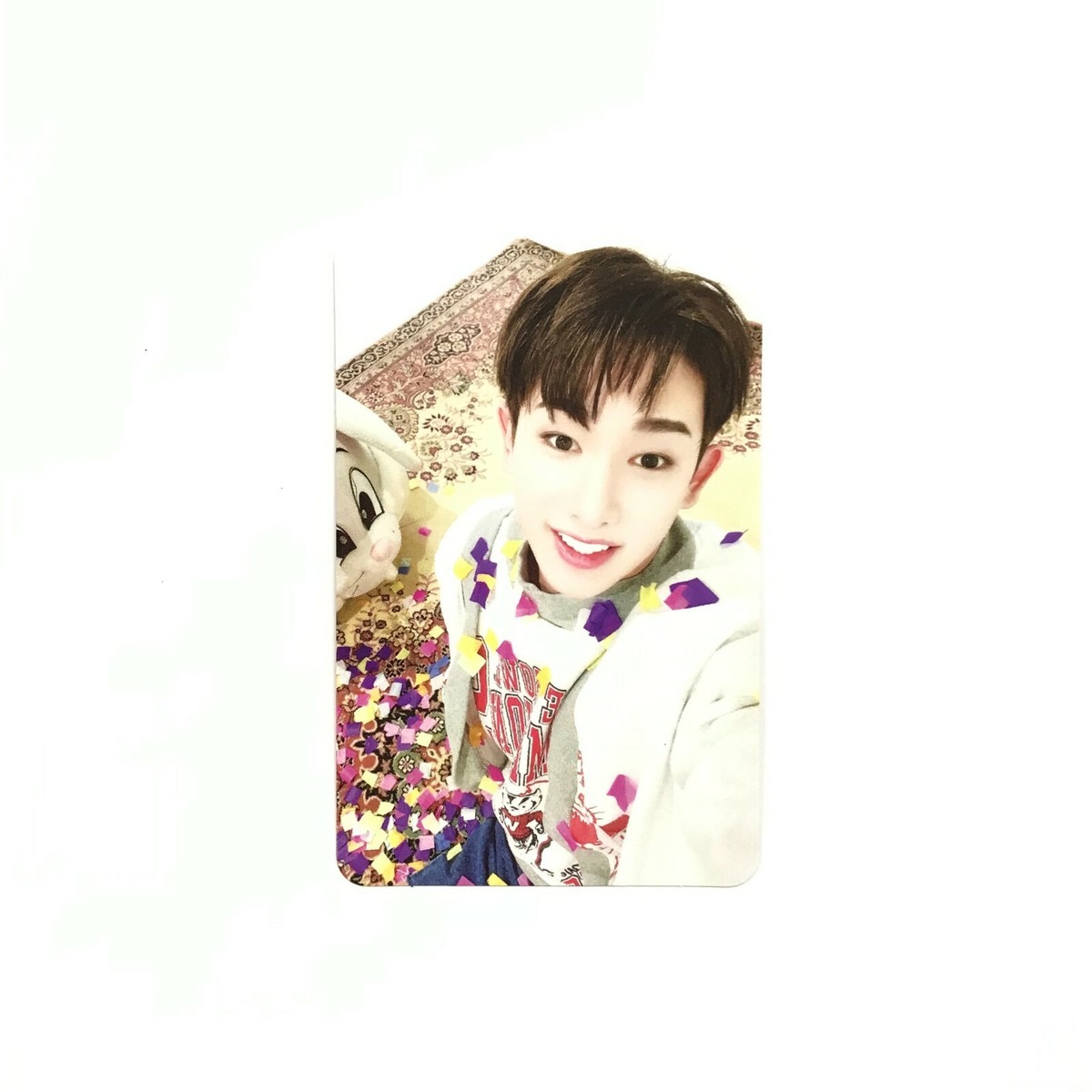 WONHO] OBSESSION / Ver.2 (빨강) / Official Message Photocard - B