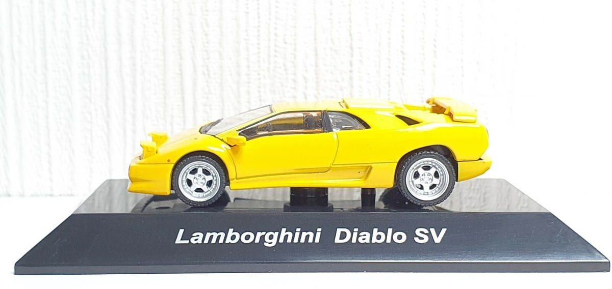 1/64 CM's LAMBORGHINI DIABLO SV YELLOW (LIGHTS OUT Ver.) diecast