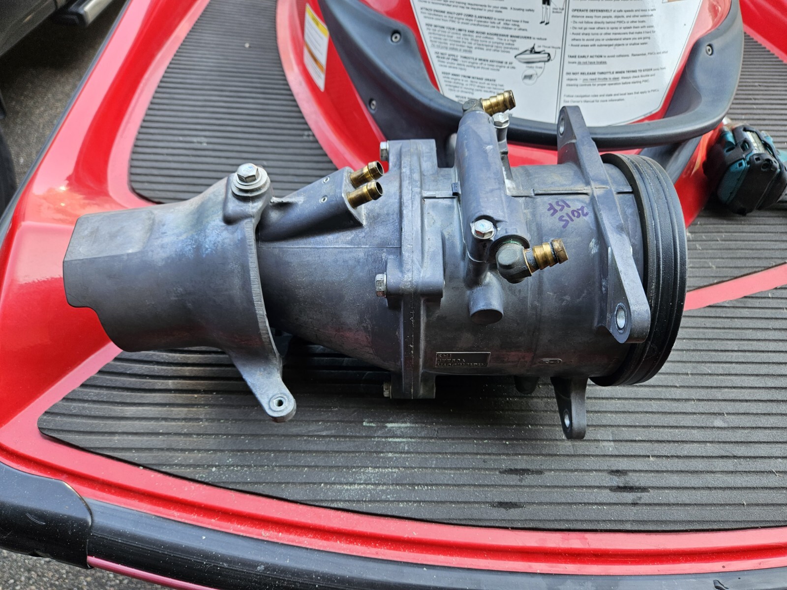 Kawasaki STX 900 Stx-r 1200 15f Jet Pump Drive Impeller Vane Guide ...