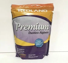 Redland Premium Dustless Alginate 10Bags of 1 LB/Pk FAST SET DENTAL