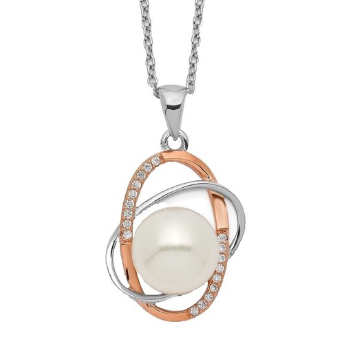 Collier De Perles En Porcelaine Rouge Vintage - Fermoir Doré - Réf 3554 - Occasion En Bon état
