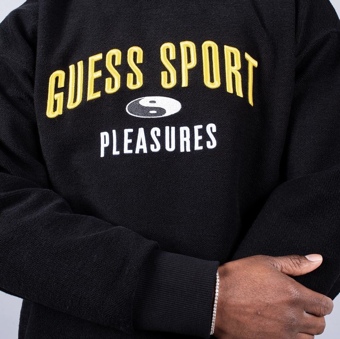Pleasures Guess Sport Crewneck Sweatshirt XXL New Ying Yang
