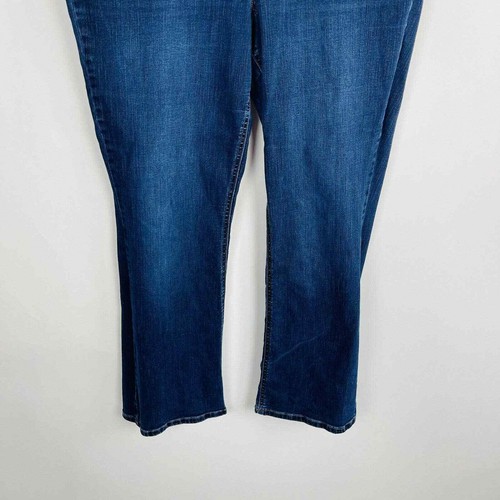 Maurices Womans Sz 16 Short Bootcut Jeans Blue Stretch Pockets Stretch - Picture 4 of 7