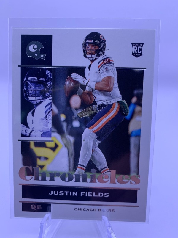 2021 Panini Chronicles Football Bears Justin Fields Rookie Base