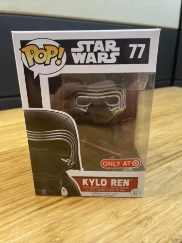 Kylo Ren Funko POP! Target Exclusive Star Wars Force Awakens #77 Vinyl Bobble KG
