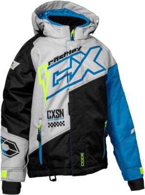 Castle X Youth Code G5 Snow Jacket (Silver/Black/Process Blue