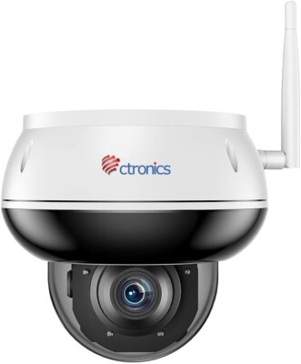 ctronics 660C - 4K 8MP PTZ Außen Überwachungskamera - LAUTSPRECHER RASCHELT!!!!