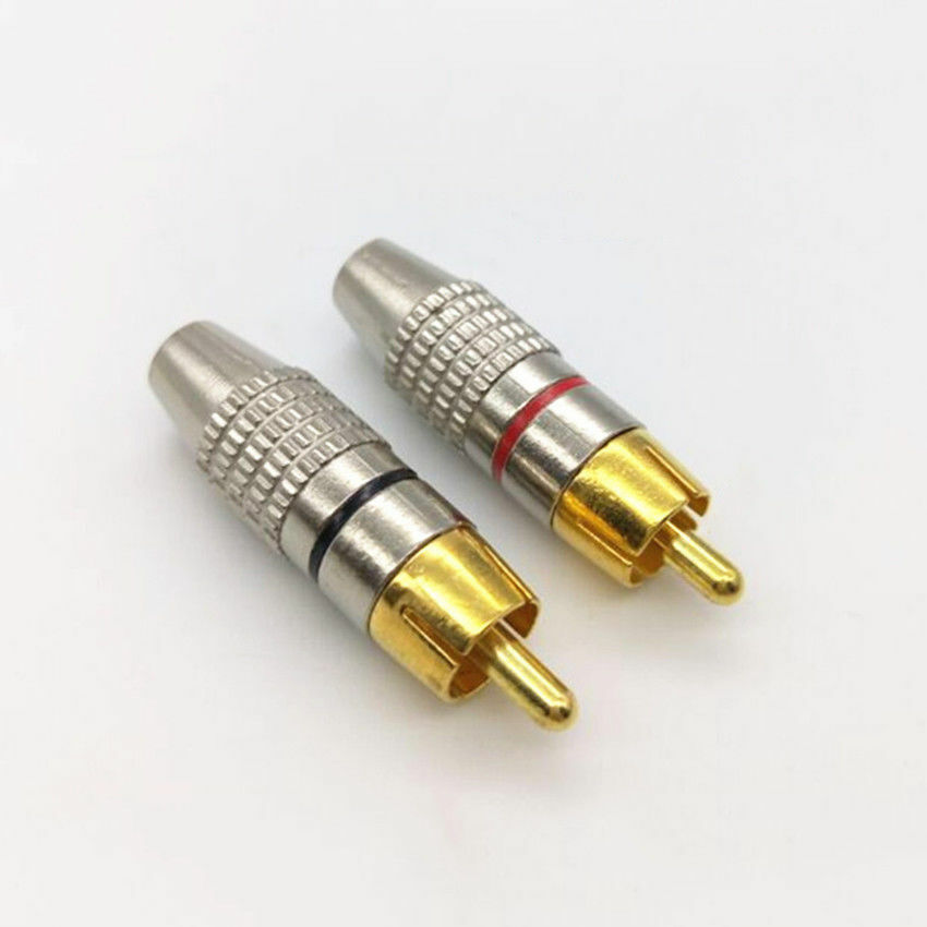 Coppia Di Cavi Per Altoparlanti Bang & Olufsen / Tandberg, Lunghi 5 Piedi (circa 1,5m). Connettori: Femmina DIN A 2 Pin E Maschio RCA. Nuovi!