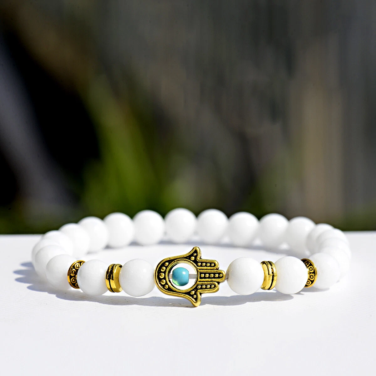 Hamsa hand deals beads