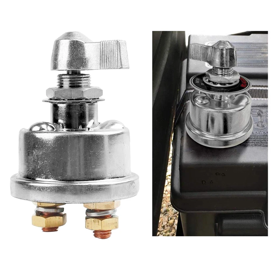 Interruptor de desconexión de batería automotriz maestro de alta corriente con placa frontal Foto 4 de 4