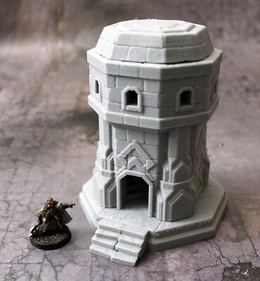 Dwarven Mines Guard Tower 28mm Dwarf Terrain D&D Warhammer LotR Moria