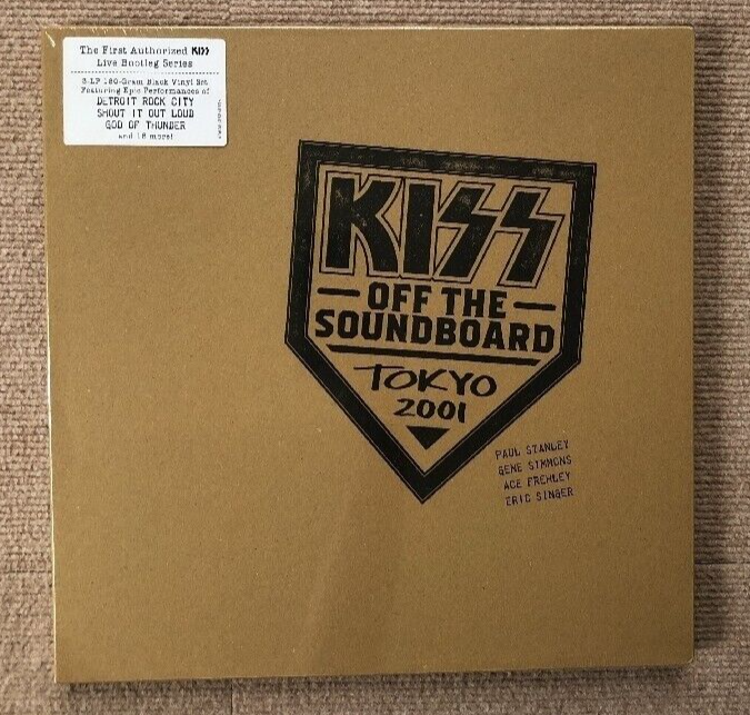 Kiss Off The Soundboard Tokyo 2001 BOX 3 LP Vinyl Record EU
