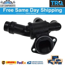 TRQ New Thermostat w/ Housing Assembly For 2006-2009 Audi A3 TT VW Golf