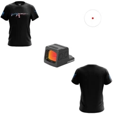 Holosun EPS 2 MOA Dot Enclosed Pistol Red Dot Sight, Black⭐FREE SHIRT⭐- EPS-RD-2
