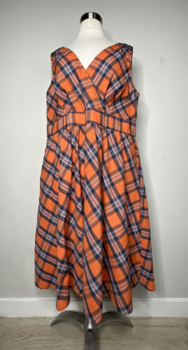 eShakti Custom: Plaid Sleeveless Midi Dress. - image 1