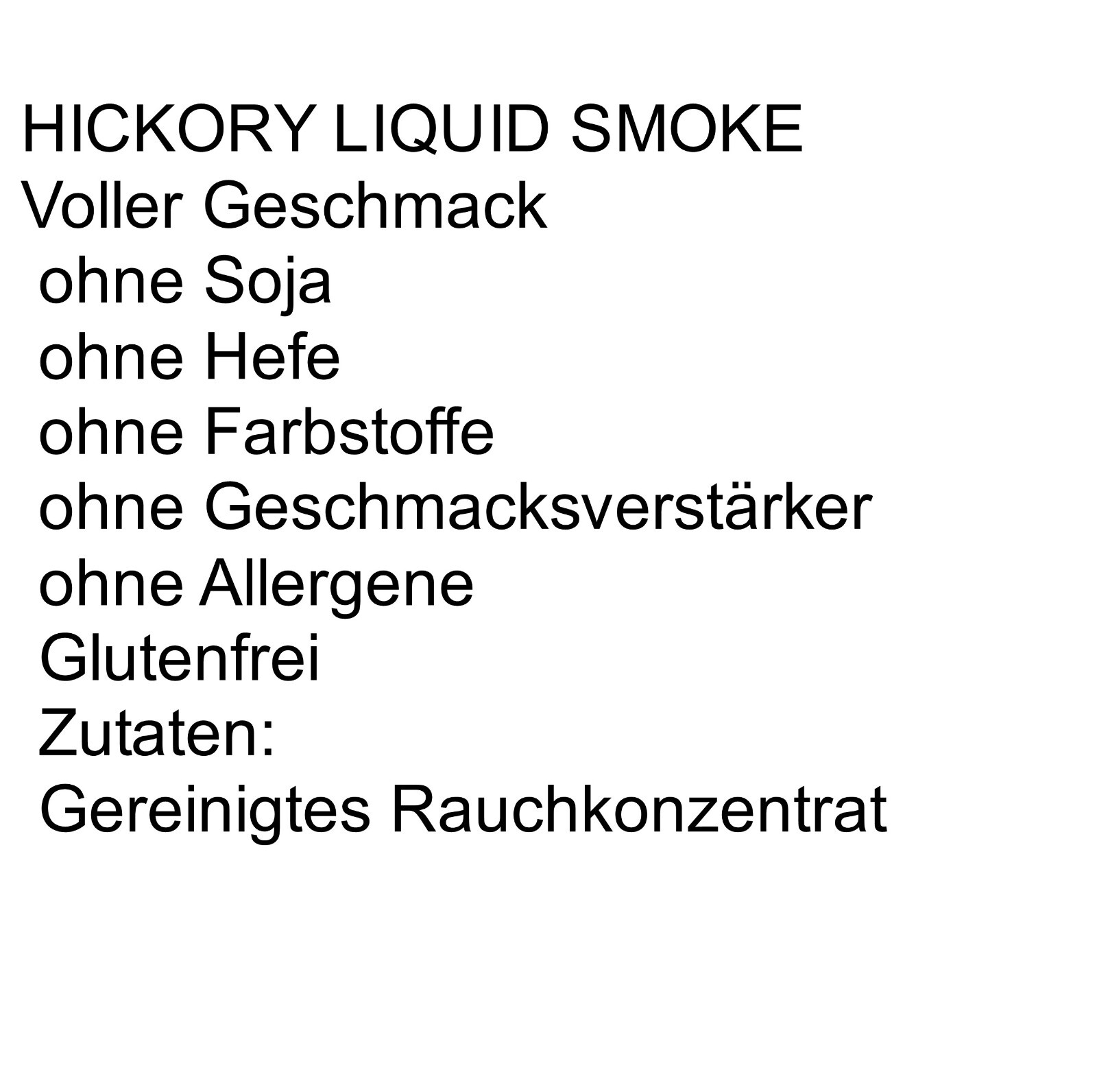 Hickory Liquid Smoke von Grillstone 100, Vegan, 100ml eBay