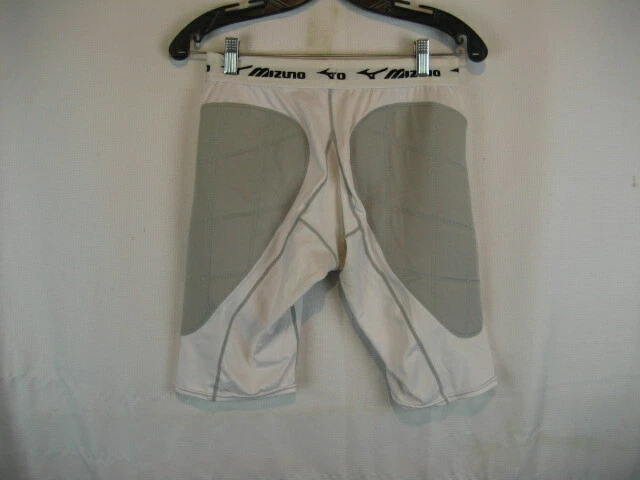 Pantalones Cortos Para Hombre Mizuno Acolchados Blancos Ciclismo Talla L Foto 2 de 4