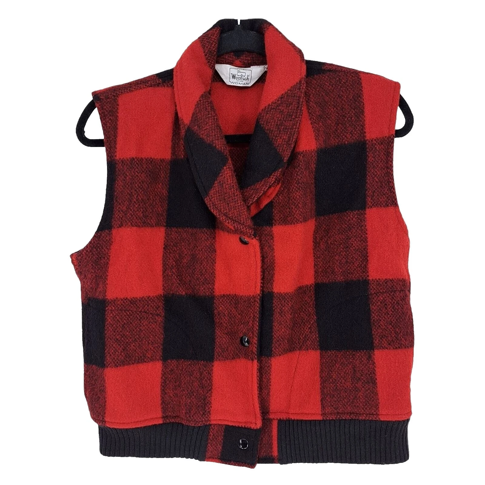 Chalecos Woolrich a Cuadros para Mujeres