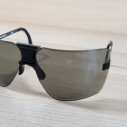 Vtg Gargoyles Lunar Gray Black Terminator 85mm 1st Gen Schwarzenegger Glasses - Picture 4 of 16