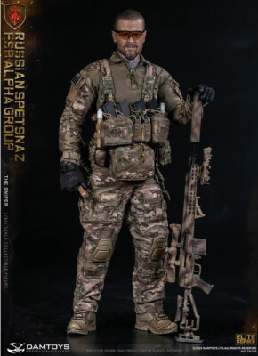 New DAMTOYS 78100 Russian Spetsnaz FSB Alpha Group Sniper 12