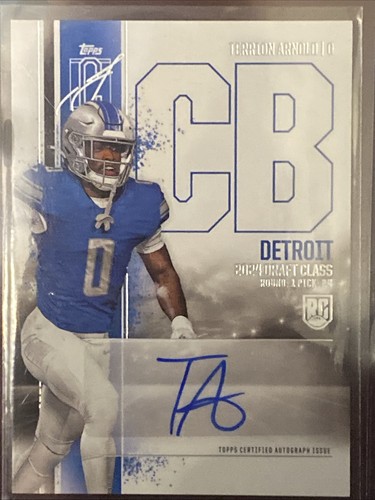 2024 Topps Signature Class-Rookie Class Auto Terrion Arnold #RCA-TA (AU, RC)