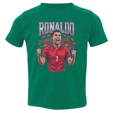 Ronaldo Inspired Victory Roar Portugal Soccer Fans Toddler T-Shirt